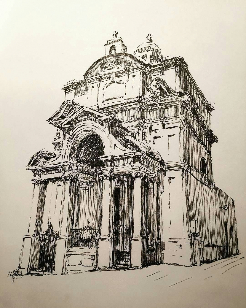 Церковь Иль Джезу элементы фасада