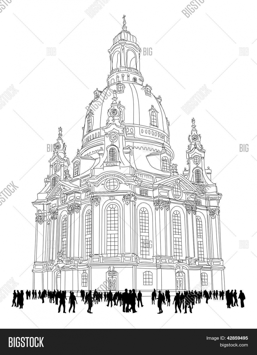 Дворец карандашом