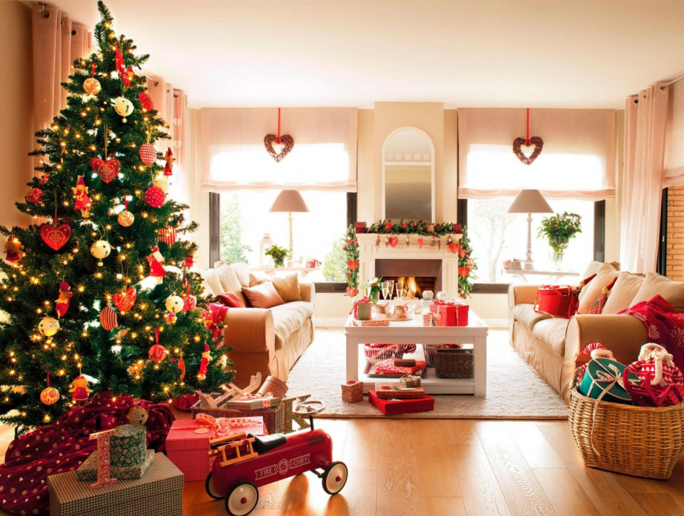 Новогодний интерьер в доме