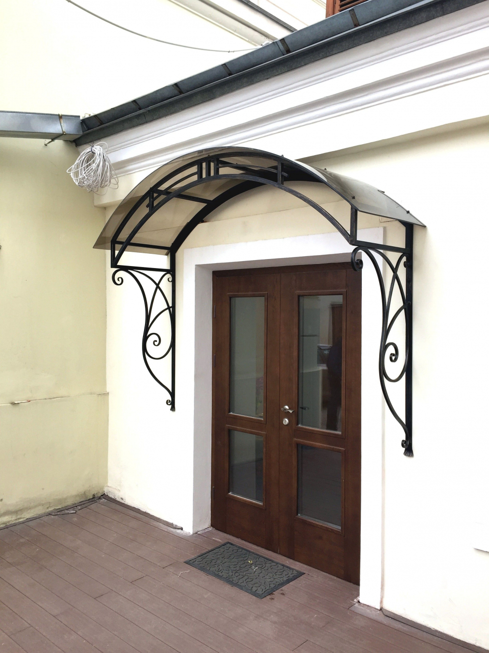 Кованые козырьки