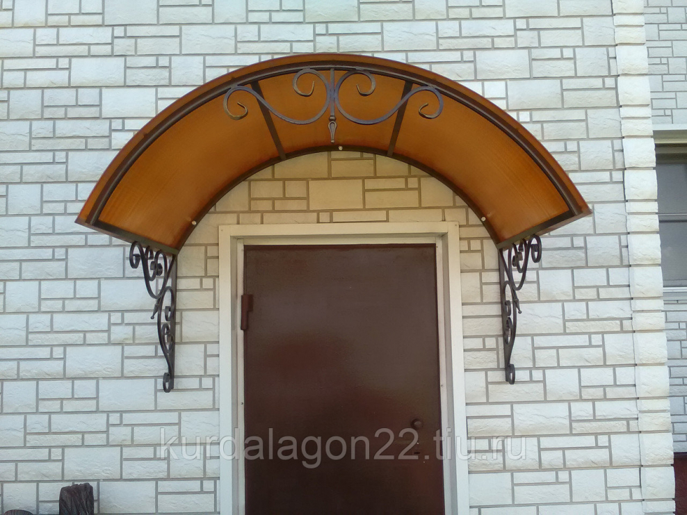 Кованые козырьки и навесы