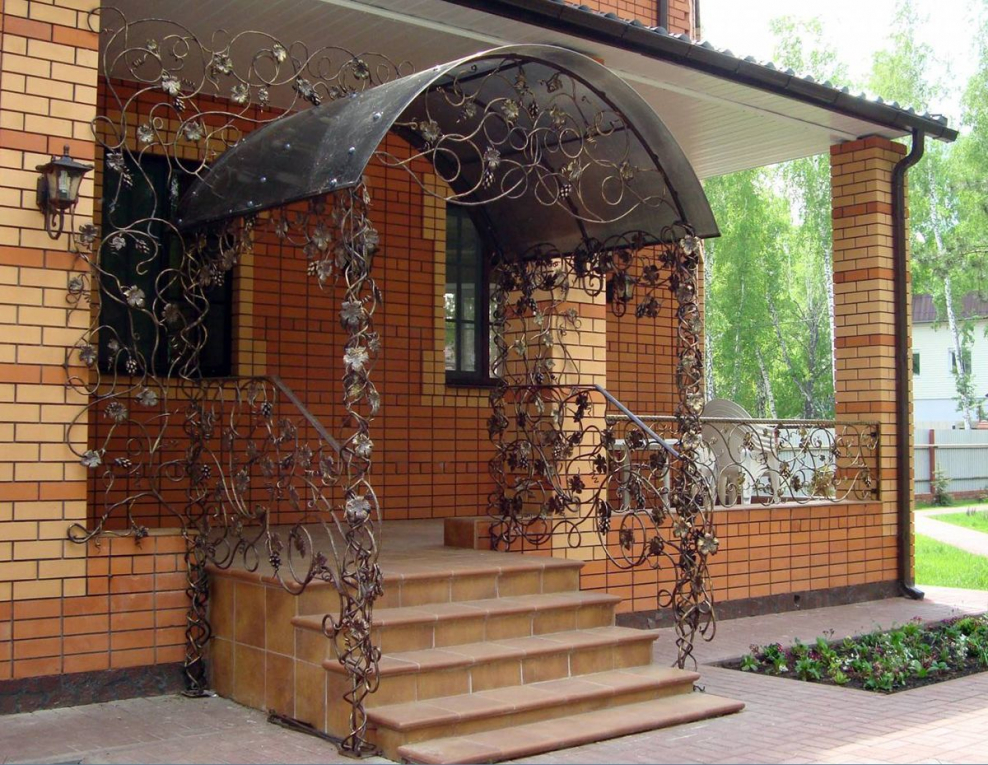 Навес ковка