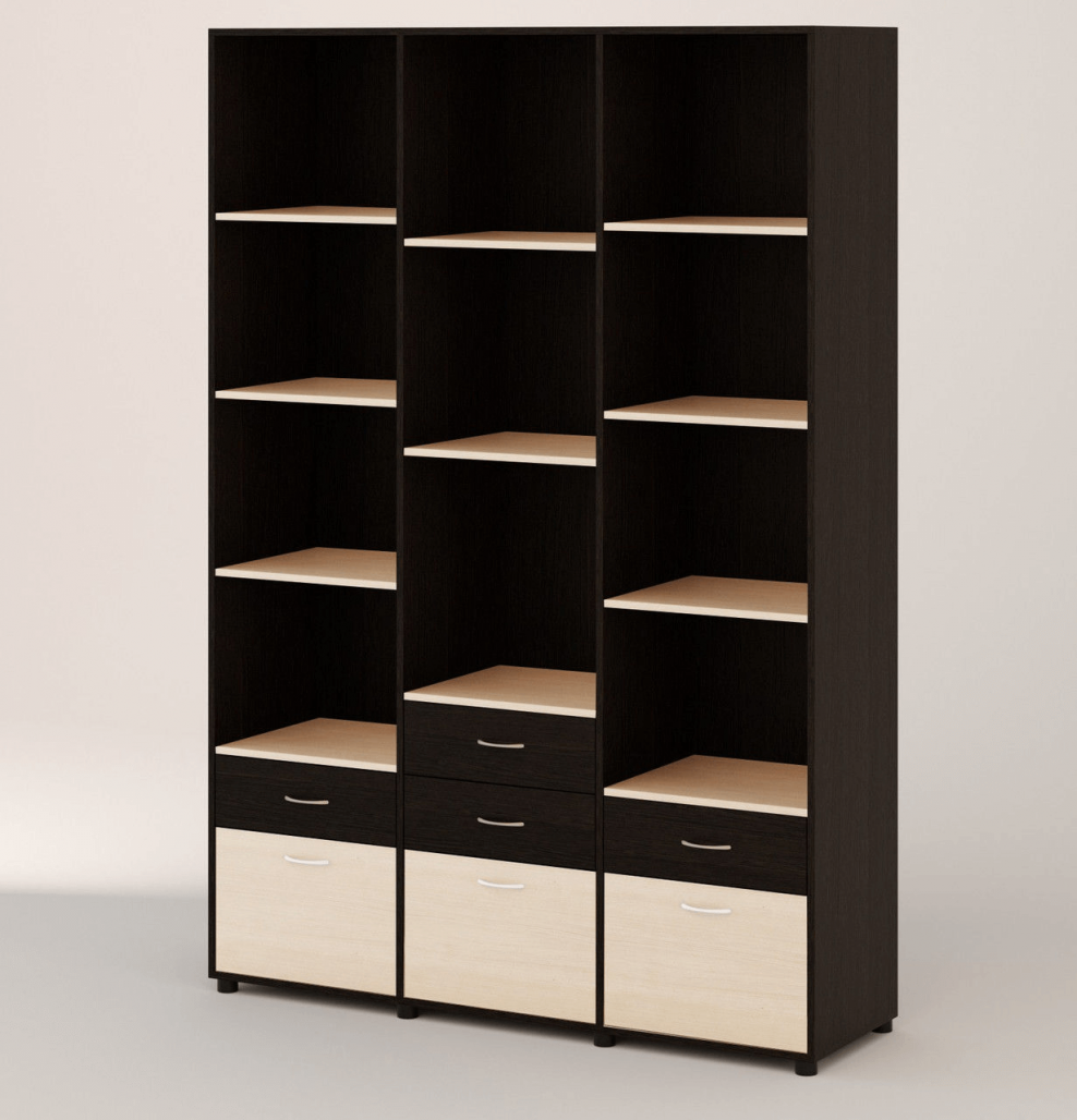 Стеллаж Шу-32, цвет дуб венге