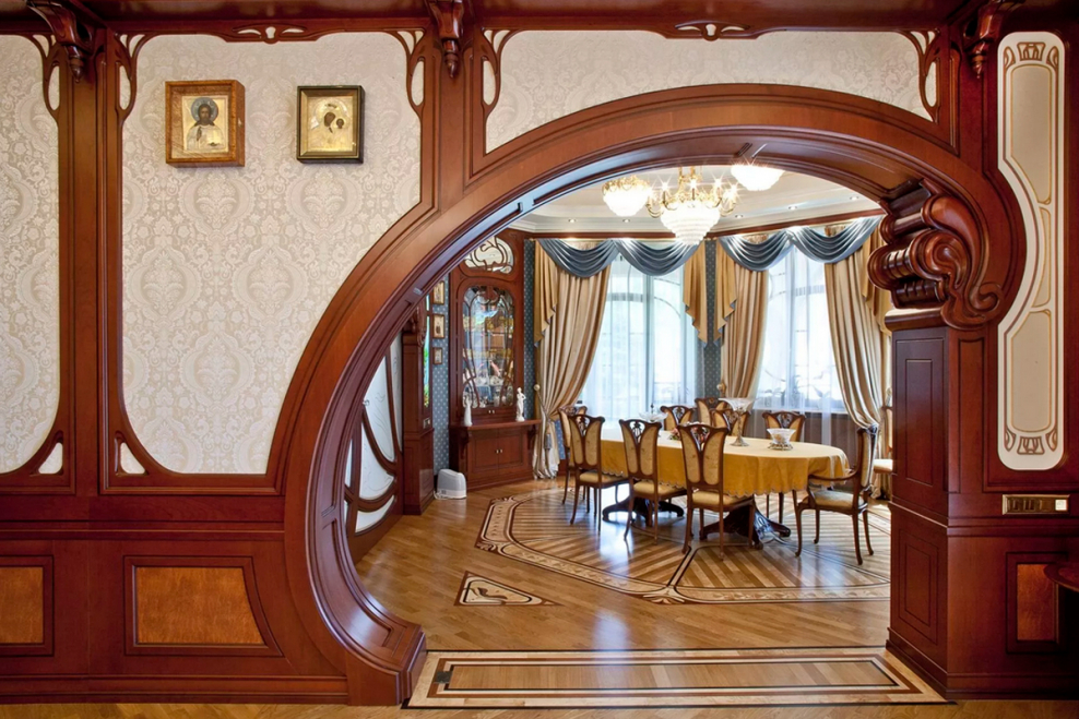 Интерьеры в стиле арт нуво Модерн