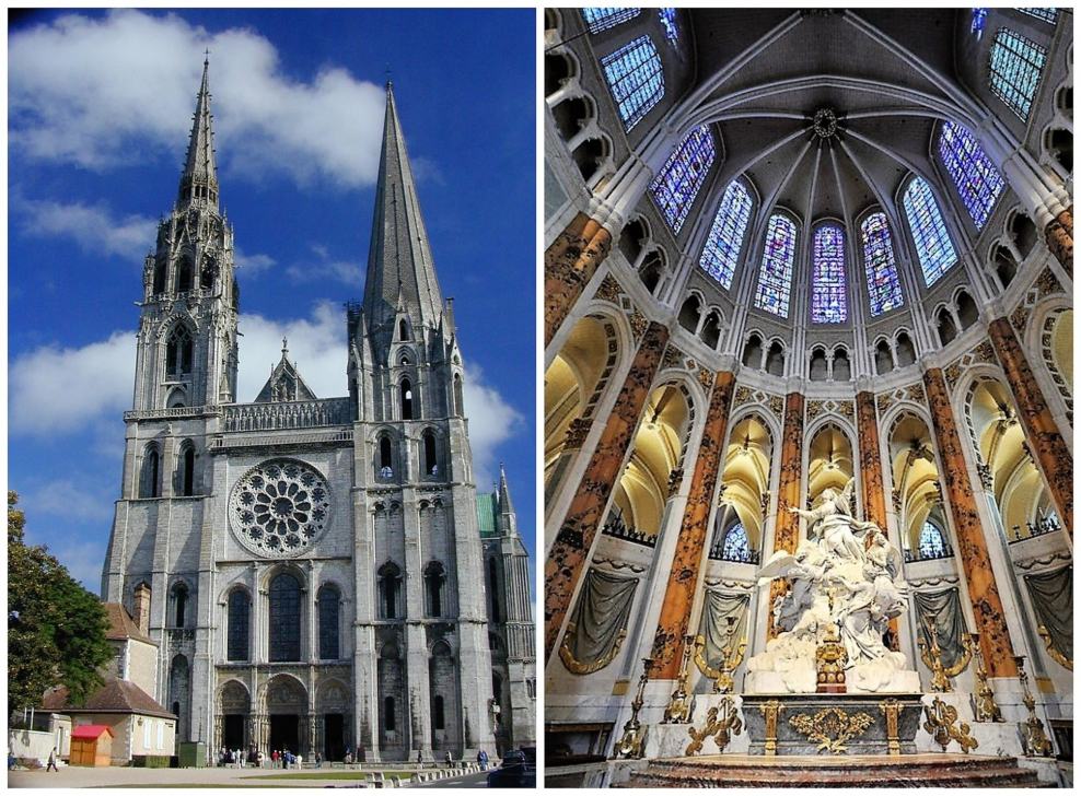 Готический собор в Шартре