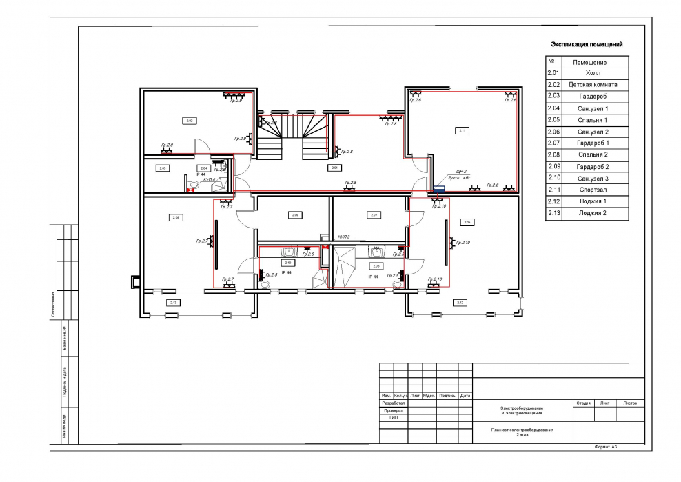 Схема электропроводки в офисных помещениях