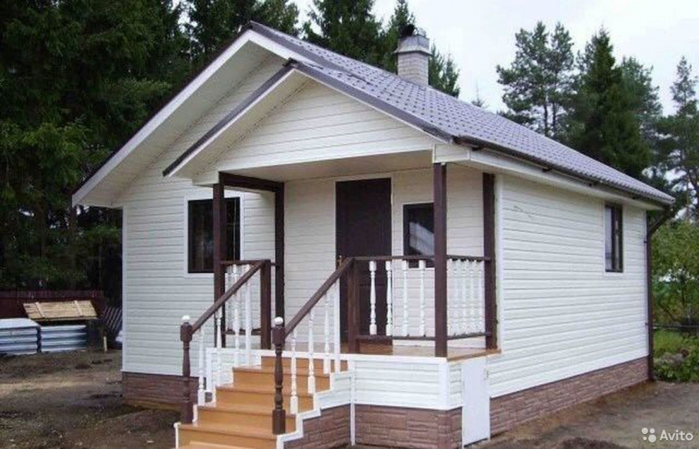 Баня обшитая сайдингом
