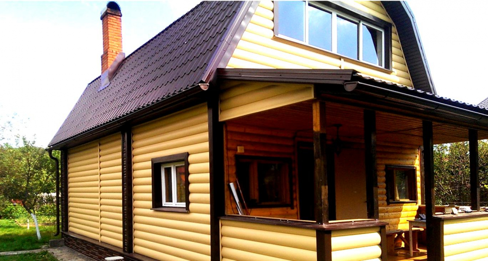 Акриловый сайдинг gl Amerika d4 (Slim) темный дуб