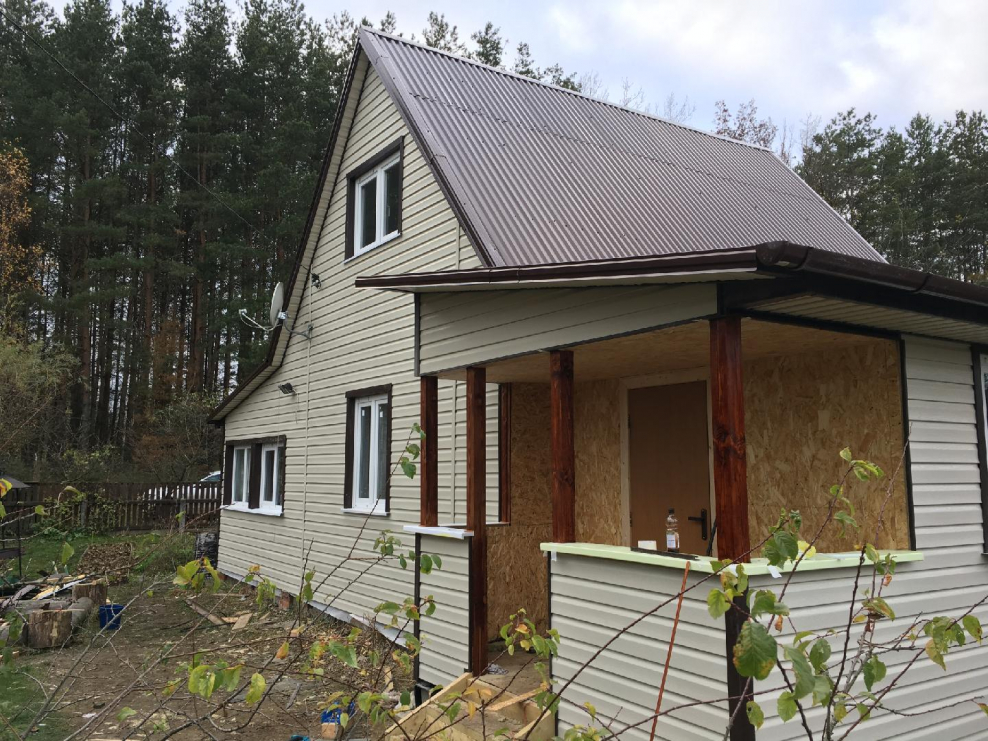 Отделка фасадными панелями