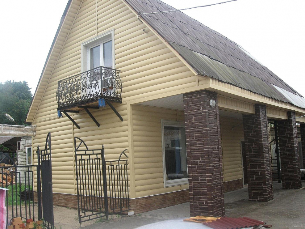 Дачный домик из сайдинга