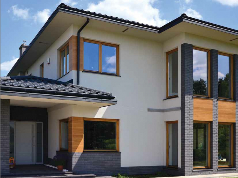 Современная отделка фасадов