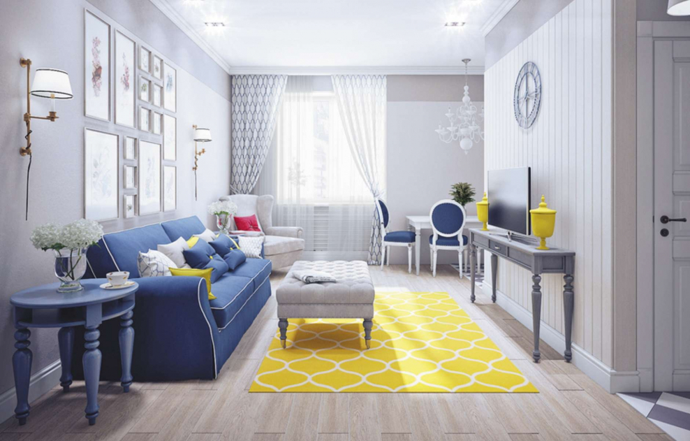 Яркий интерьер детской