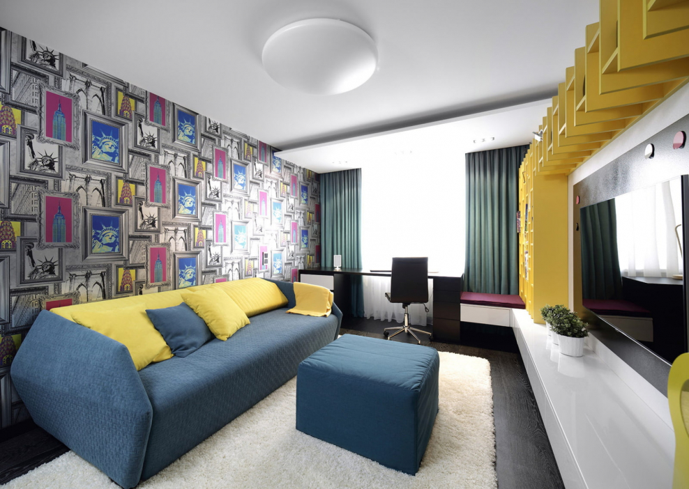 Спальня гостиная икеа