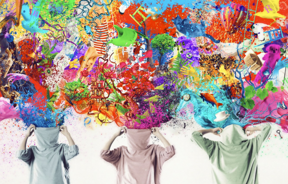 Яркие краски в живописи