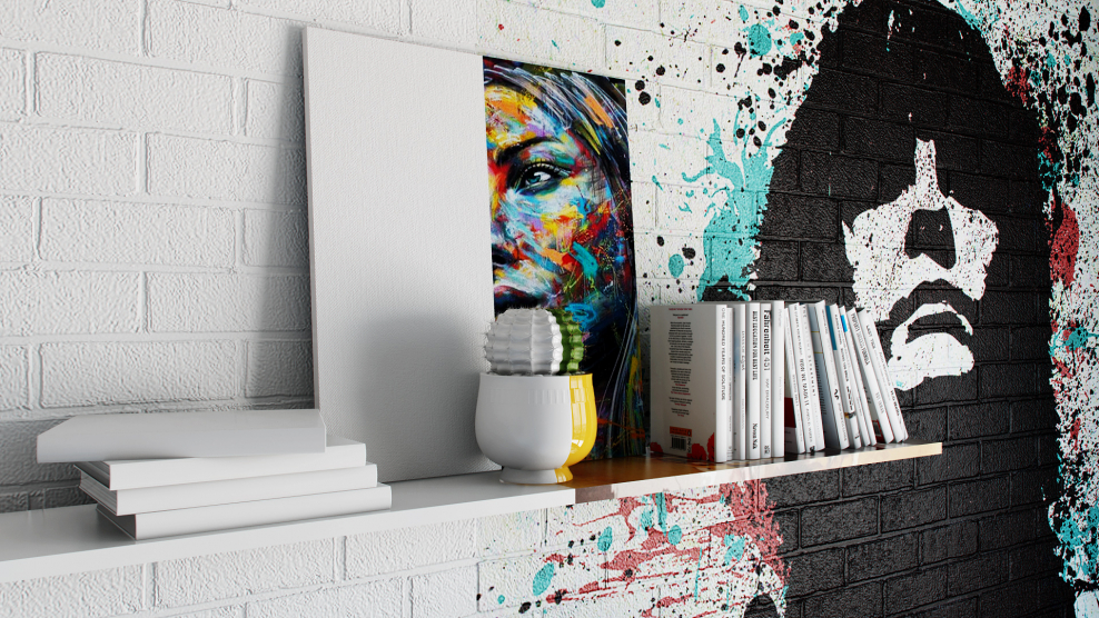 Роспись стен в интерьере