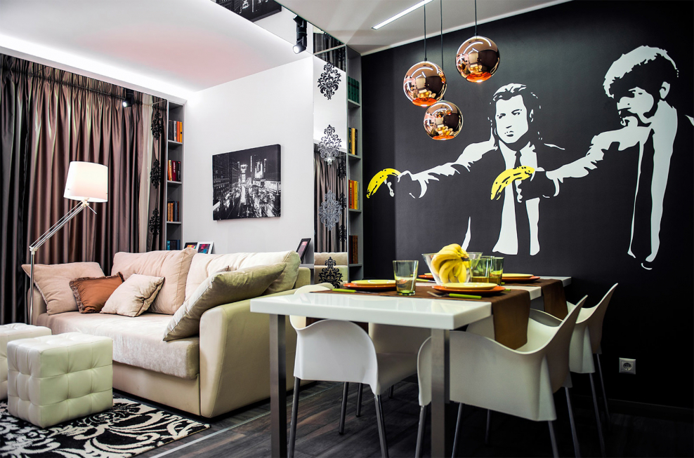 Фотообои в интерьере