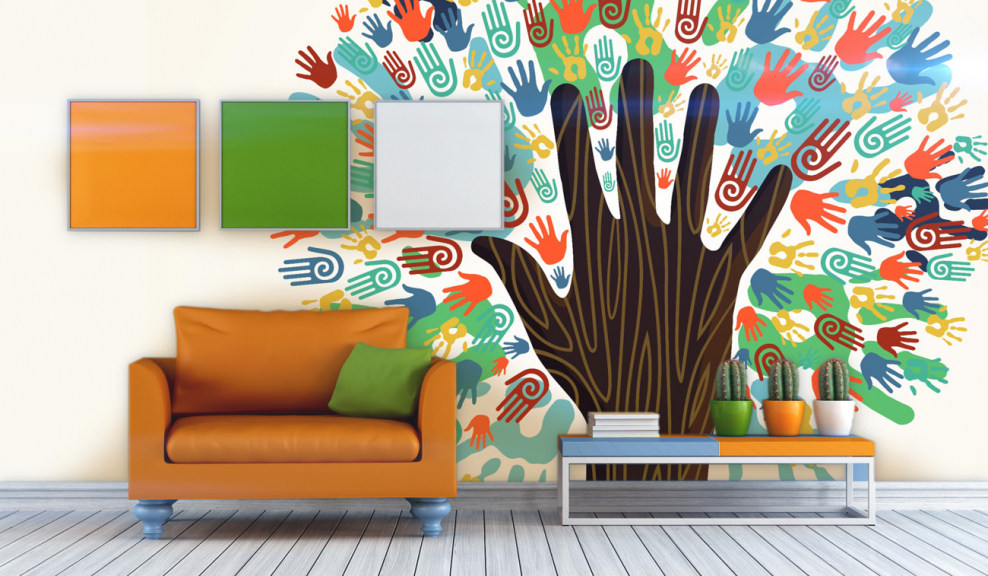 Баннер в интерьере