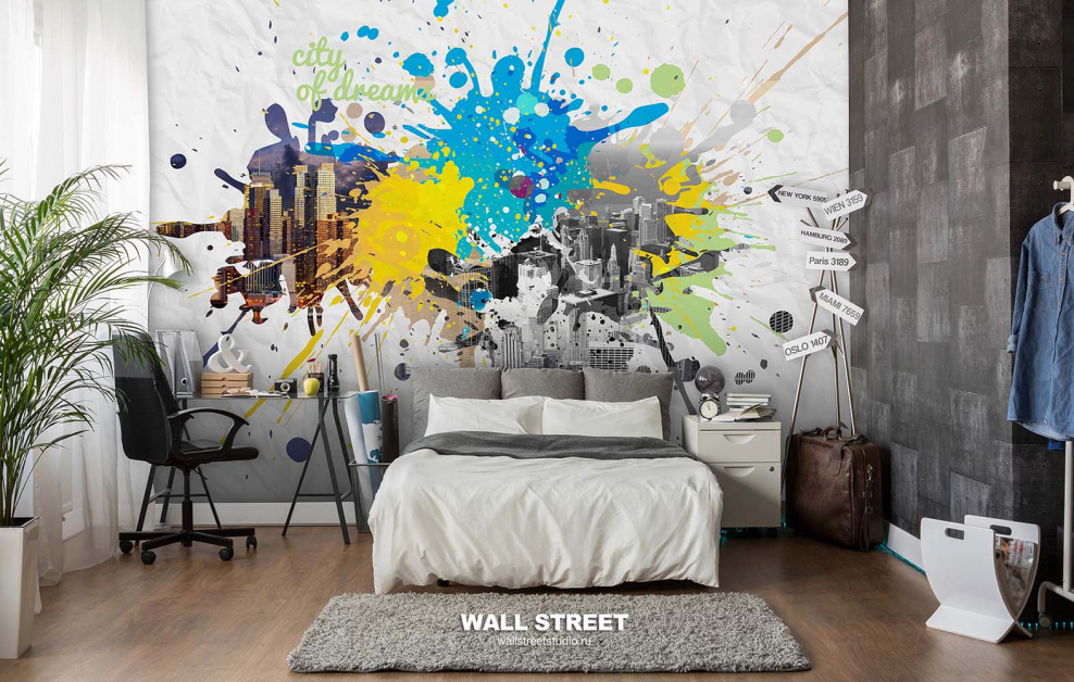 Фотообои в детскую Wall Street