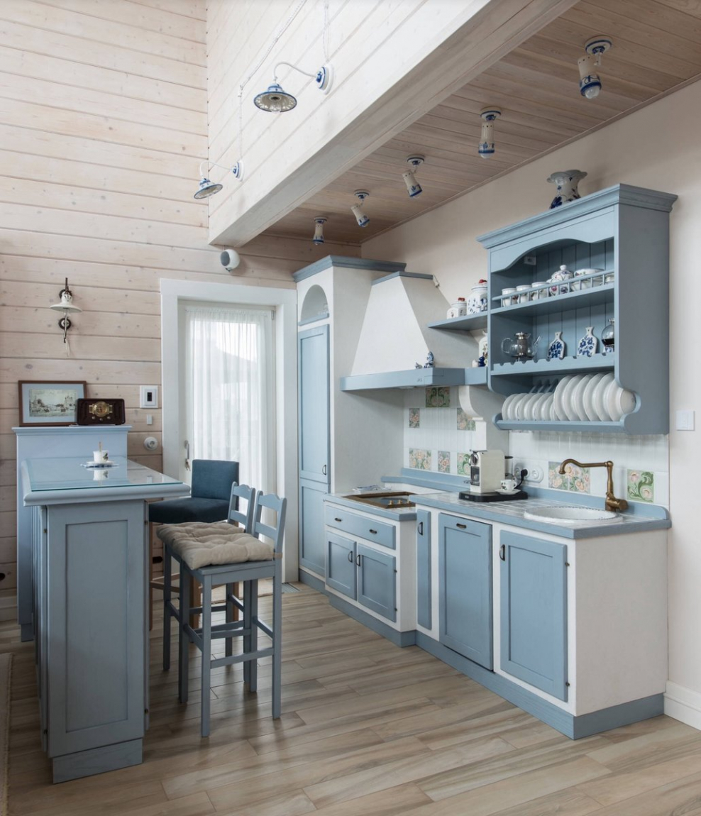 Кухня в стиле Прованс и Сканди