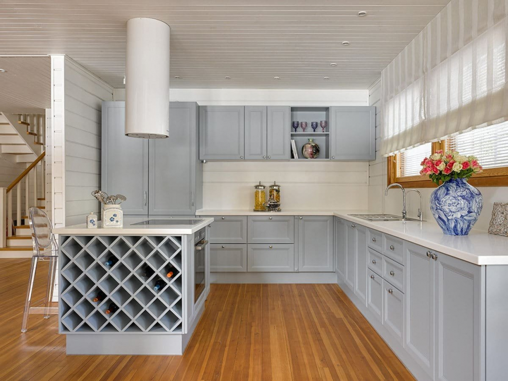 Вагонка на кухне