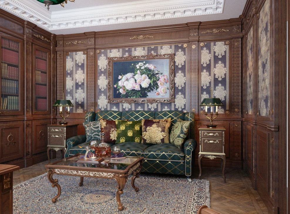 Кабинет в стиле Ренессанс