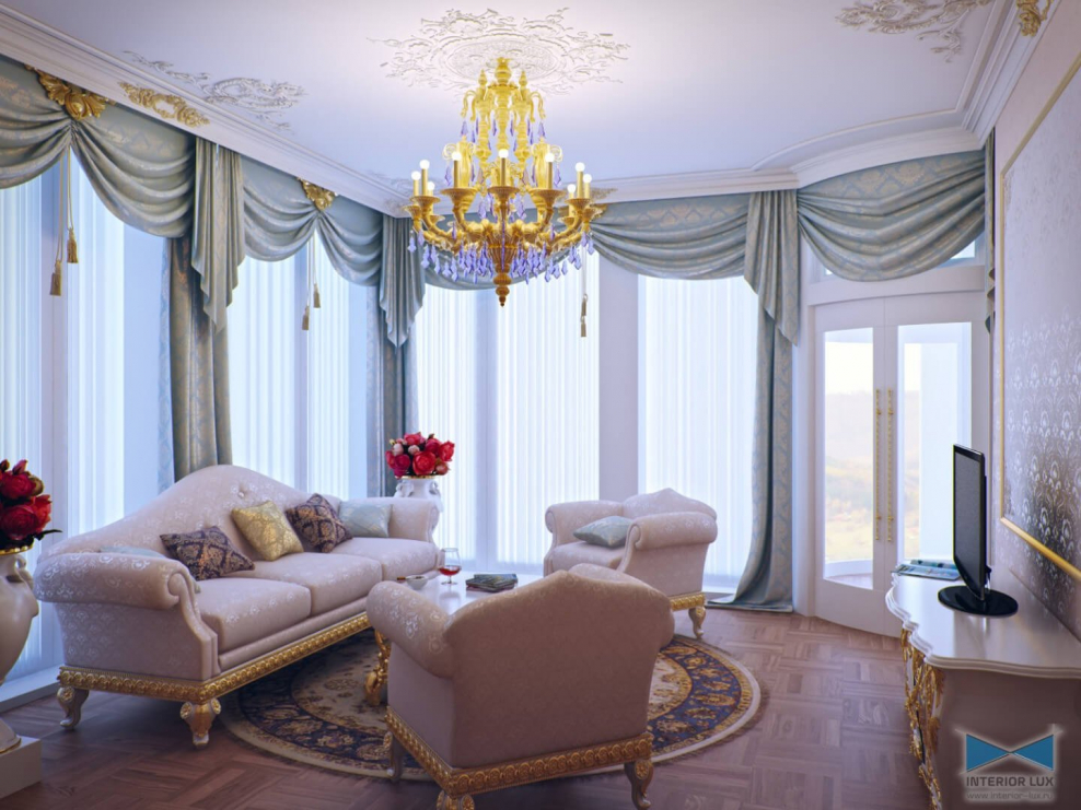 Шторы рококо Барокко