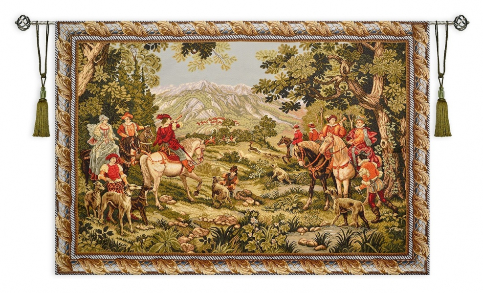 Гобелен «охота Максимилиана. Поимка оленя»
