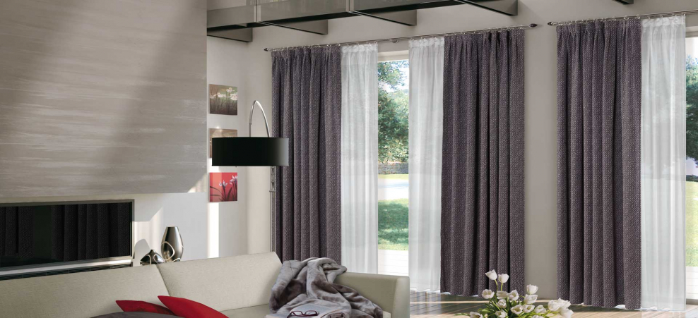 Штора двухрядная наборная