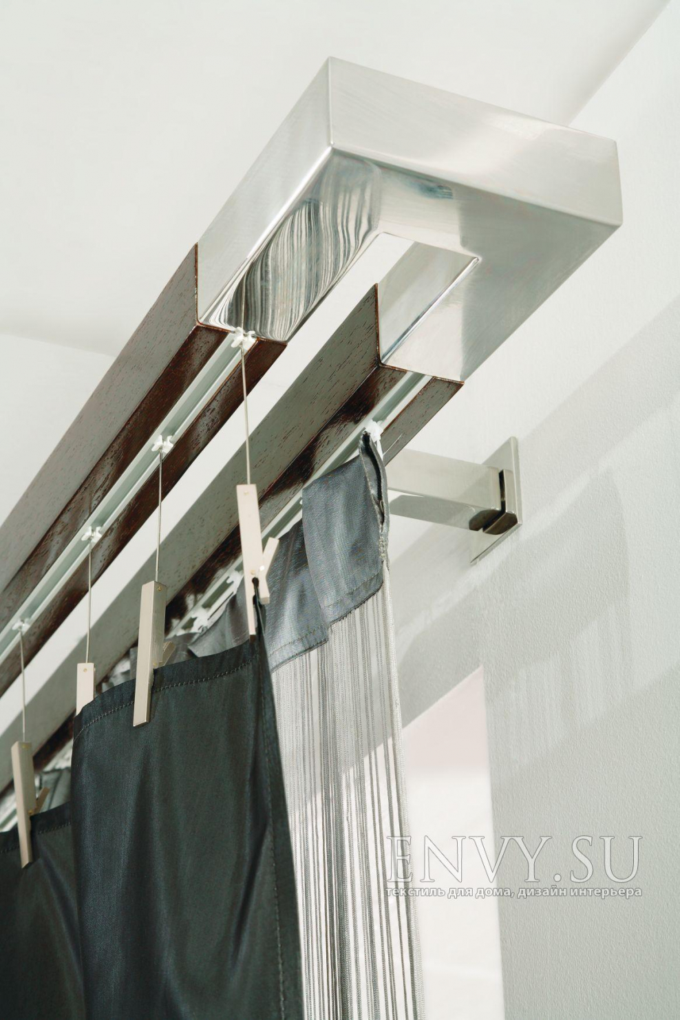 Карниз Бинарио в интерьере