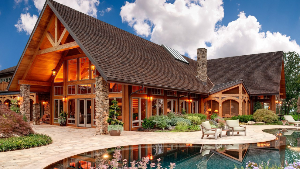 Красивые деревянные дома