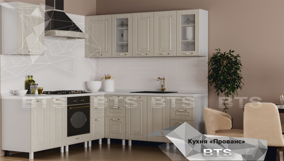 Кухня Афина айс сирень БТС