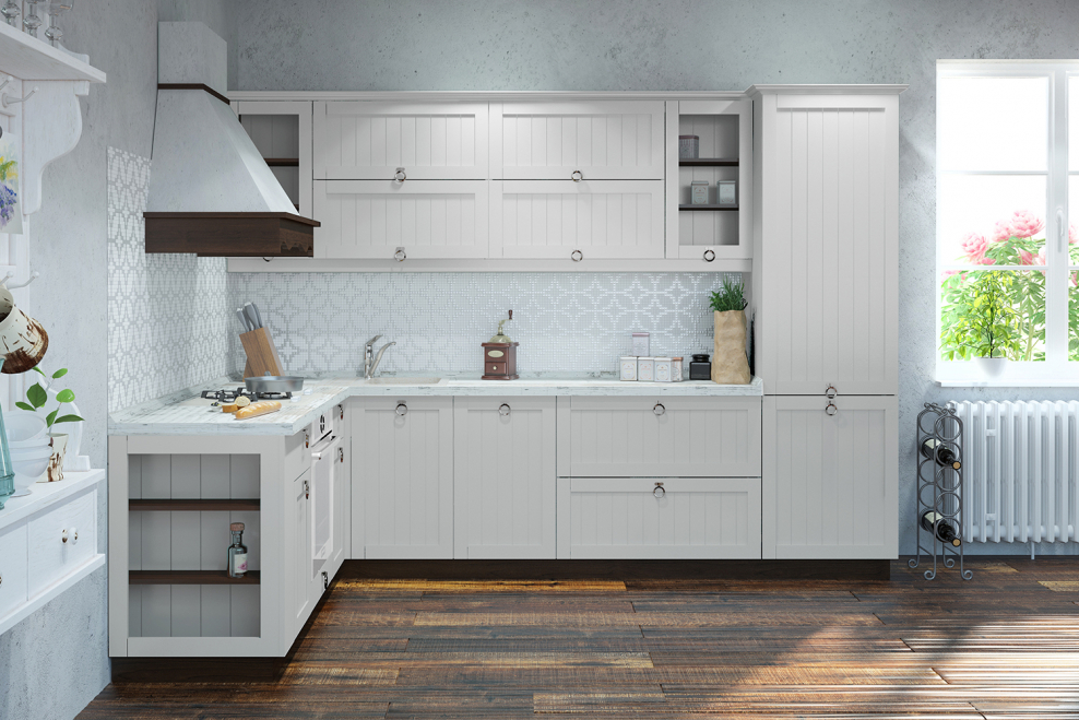 Кухня Тифани 2,0м Кенди/белый