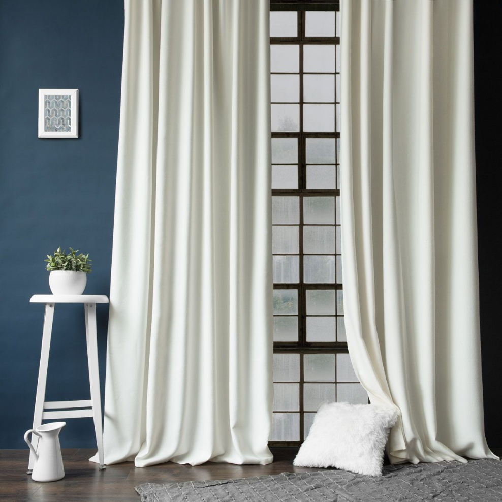 Белые шторы