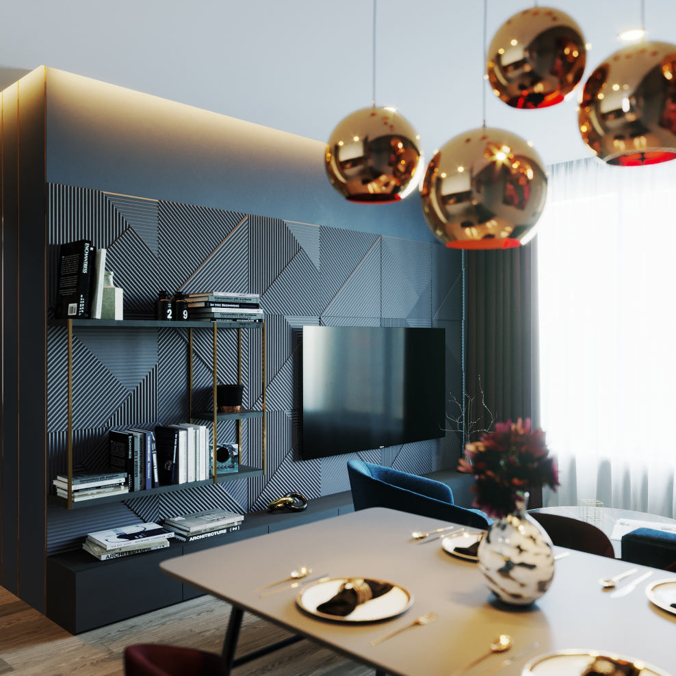 Дизайн квартиры в одном стиле