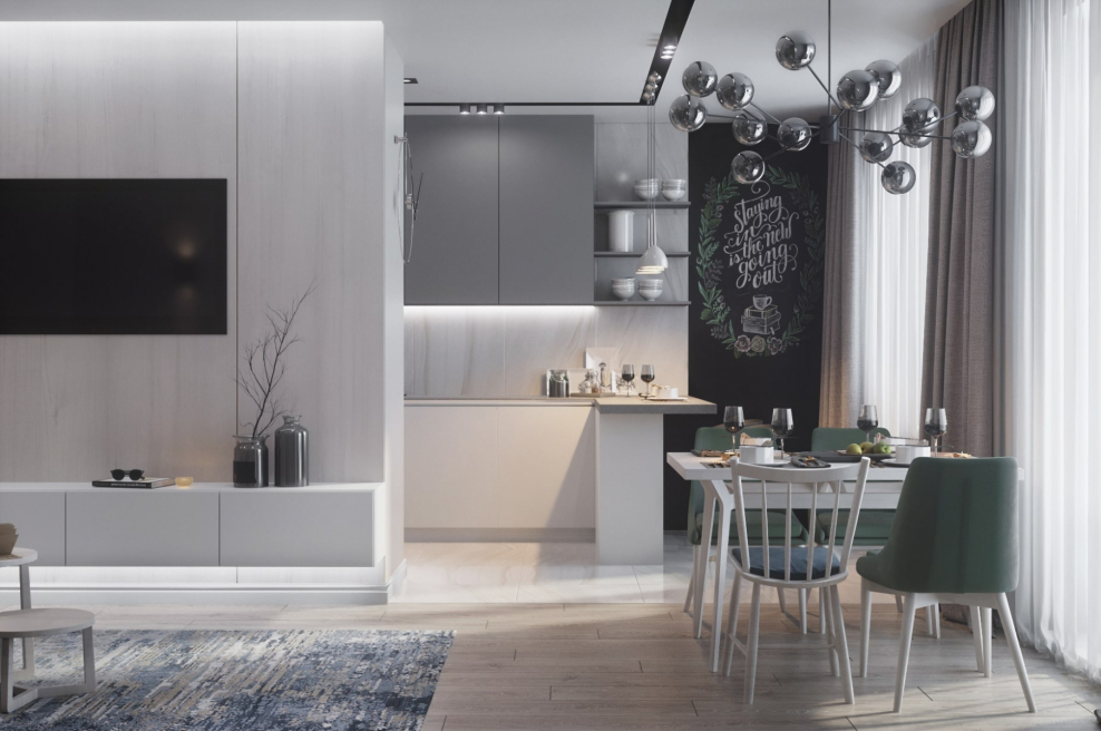 Дизайнерские проекты гостиной