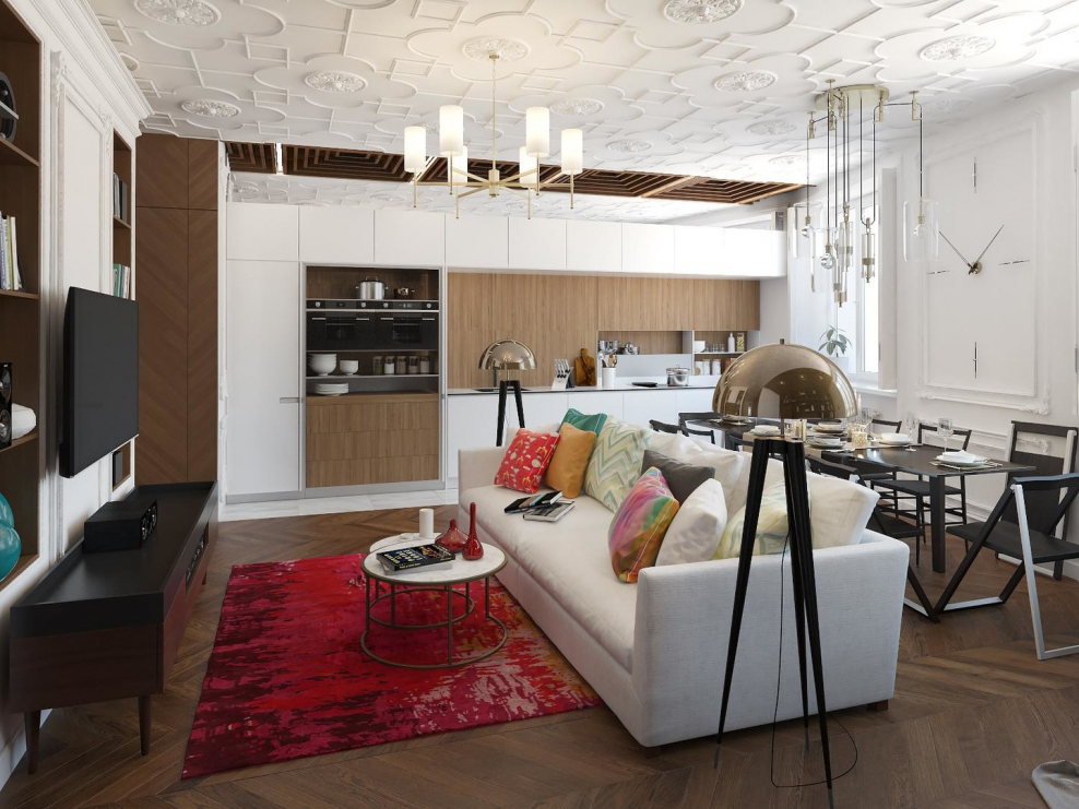 Современный Шик гостиная