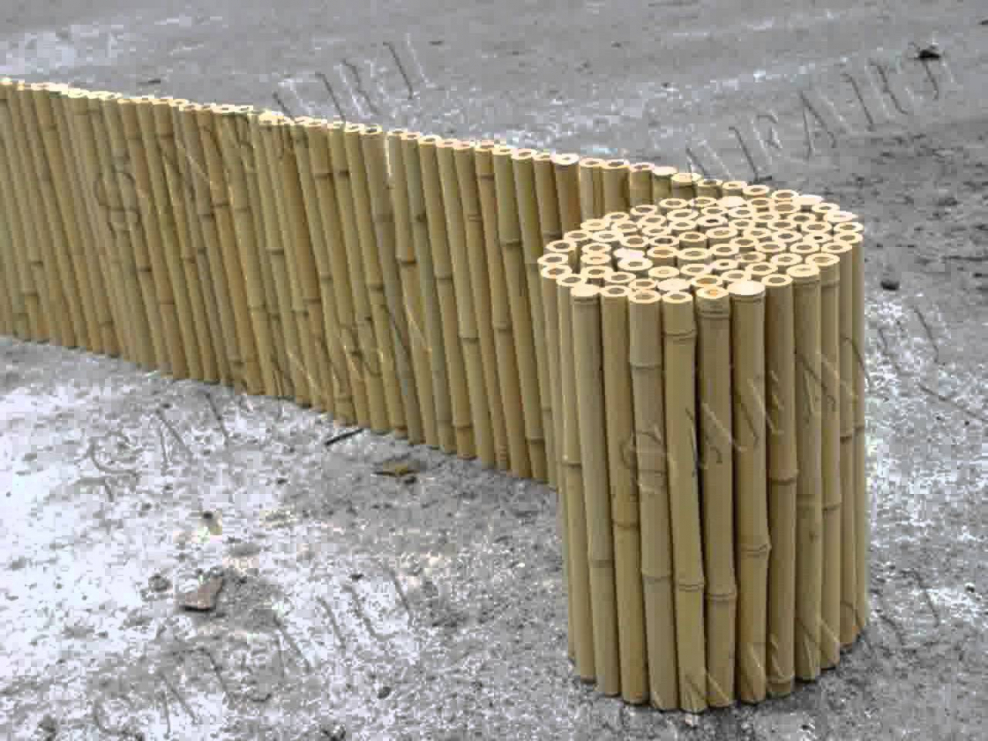 Забор из бамбука