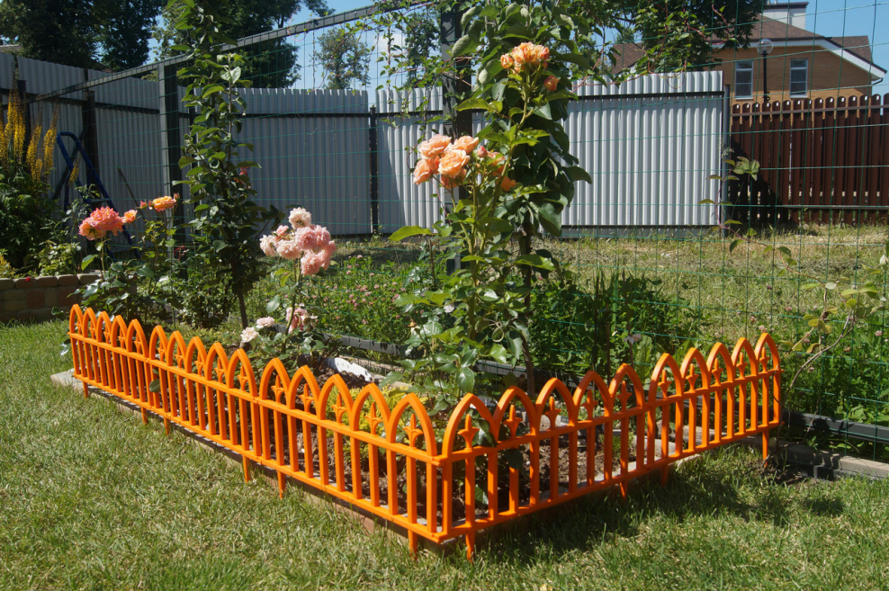 Декоративная ограда для клумб