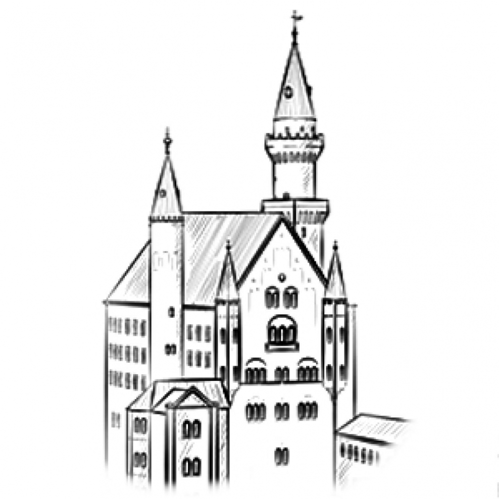 Рисунок "романские и готические соборы