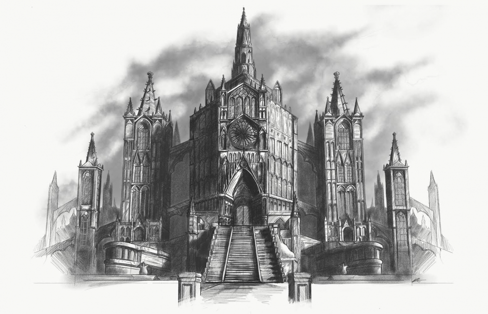 Замок в романском стиле