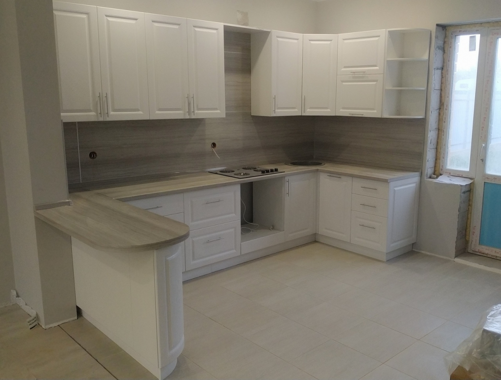 Травертин серый Скиф кухня