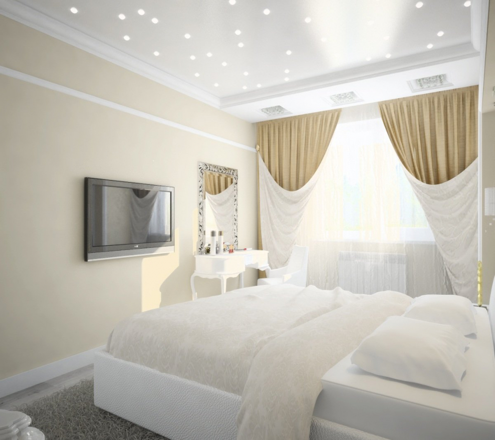 Интерьер спальни 10 кв.м