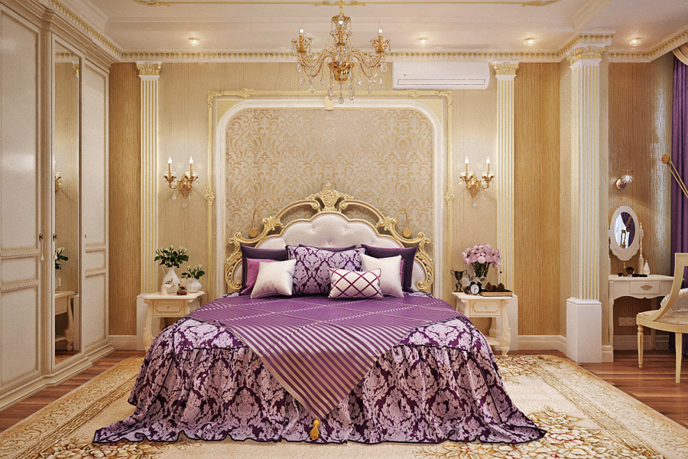 Спальня в космическом стиле