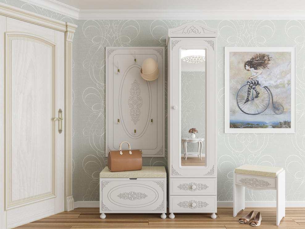 Прихожая Ассоль белое дерево