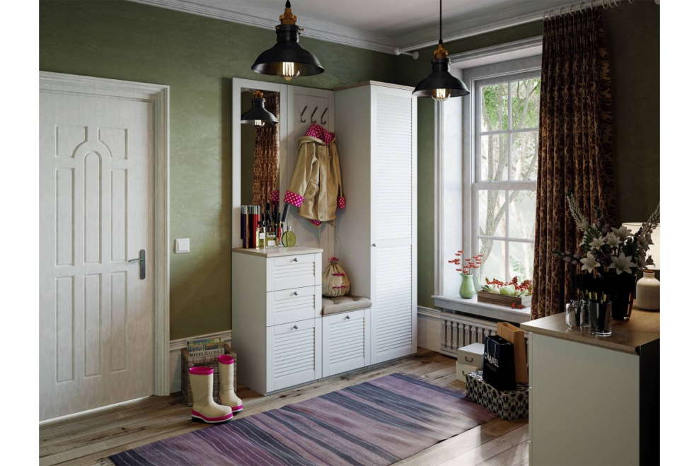 Прихожая Ривьера мебель ТРИЯ