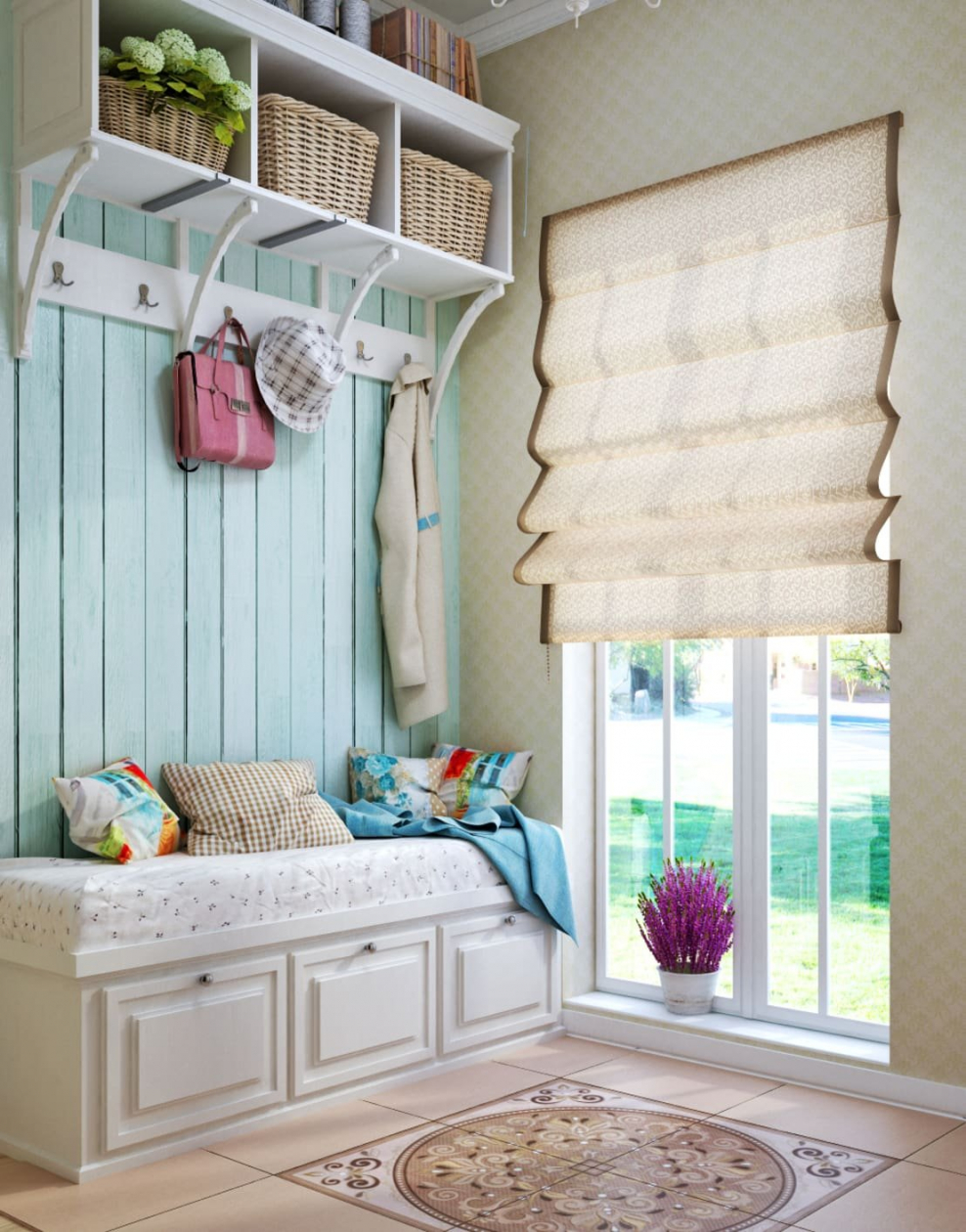 Интерьер прихожей в стиле Прованс