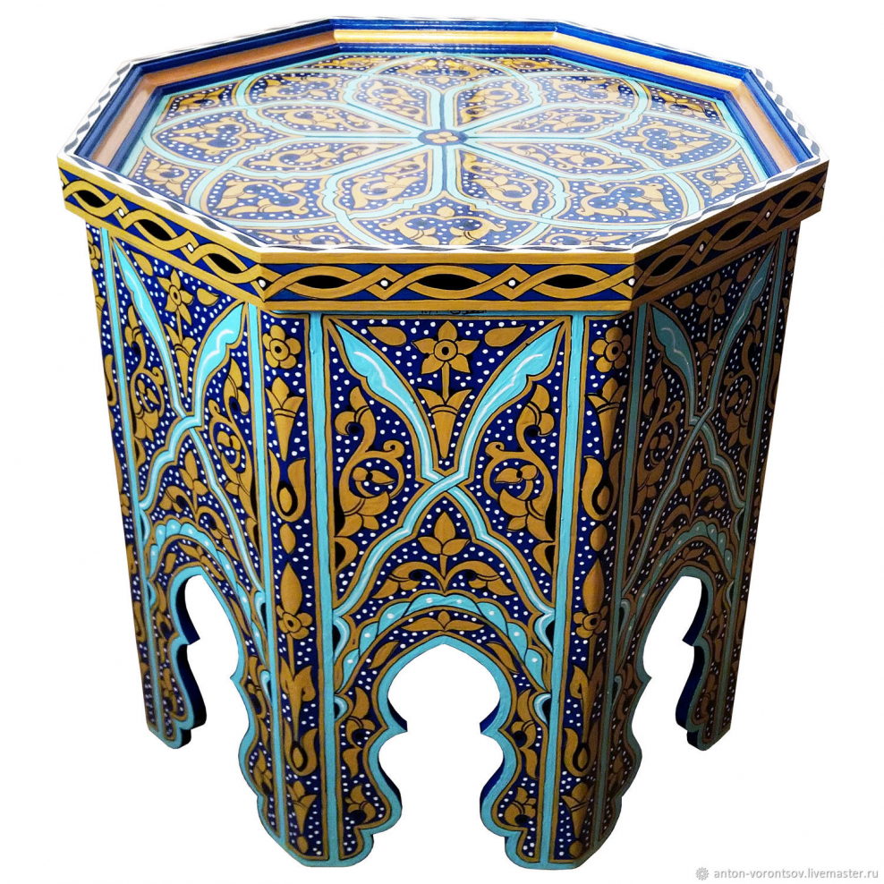 Марокканский кофейный столик