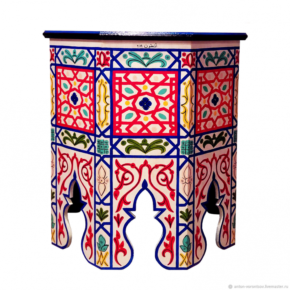 Кофейный Маррок марокканский столик