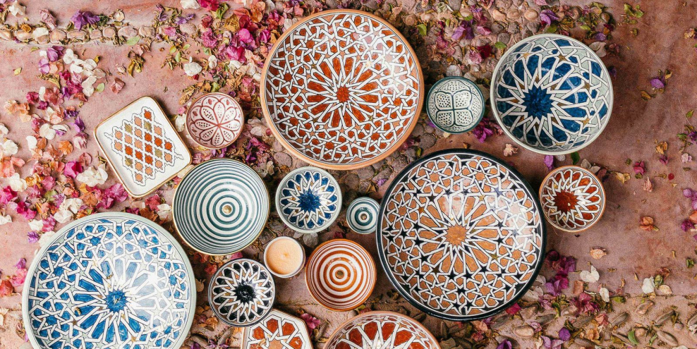Тарелки в марокканском стиле