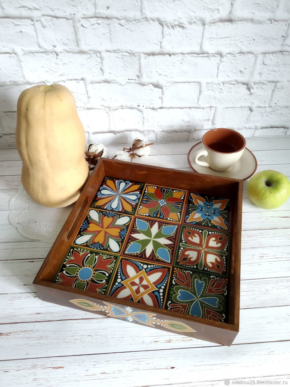 Чайный поднос в марокканском стиле